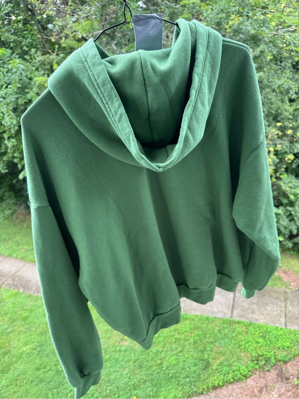 Aviator Nation WAVE STRIPE 4 PULLOVER HOODIE RELAXED - PALM // GREEN - Picture 8 of 8